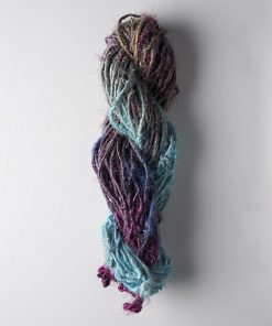 Hand dyed silk sari yarn 01