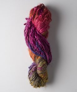 Hand dyed silk sari yarn 08